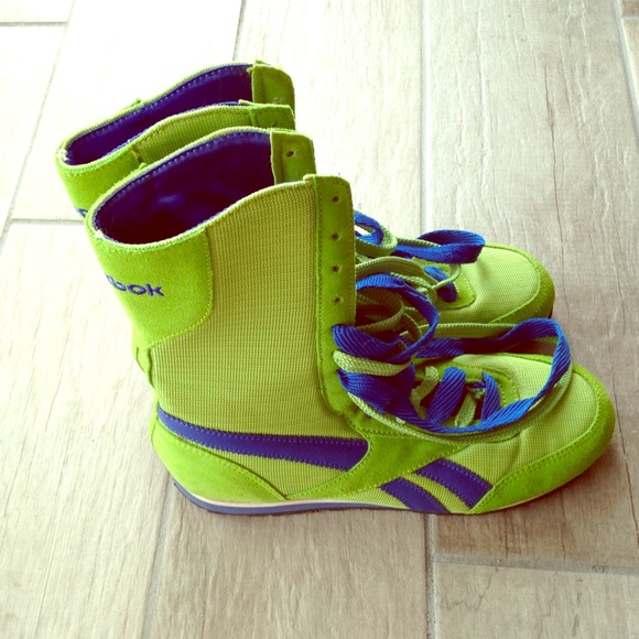 blue wrestling boots